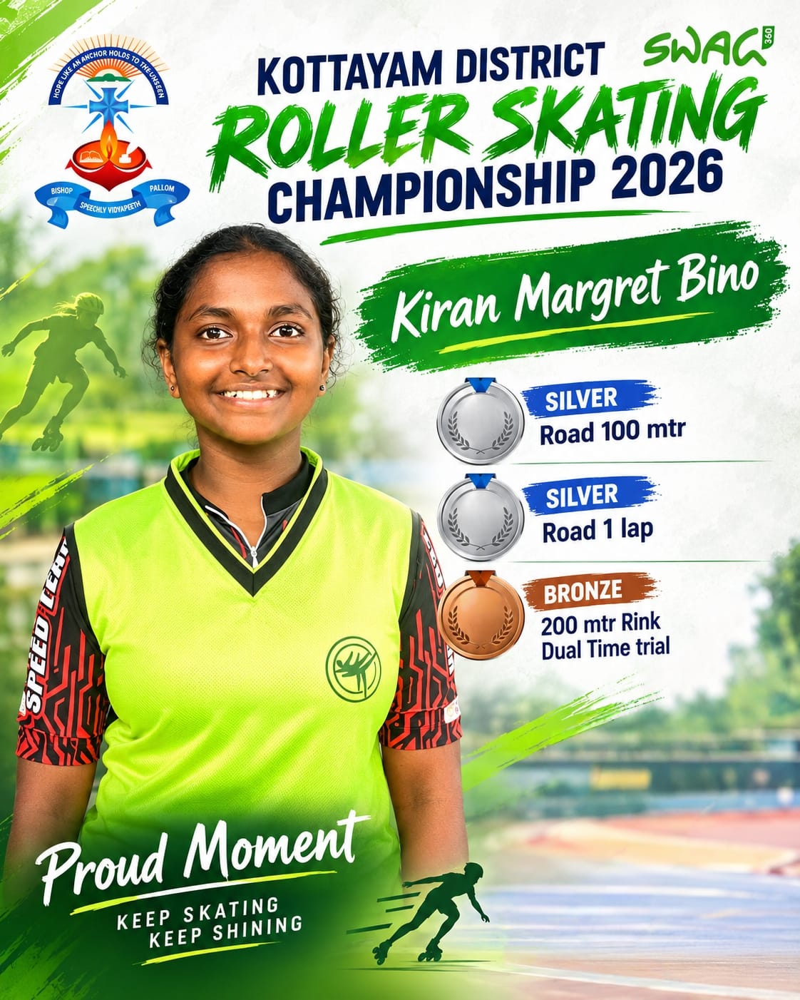 KOTTAYAM DISTRICT ROLLER SKATING CHAMPIONSHIP 2026