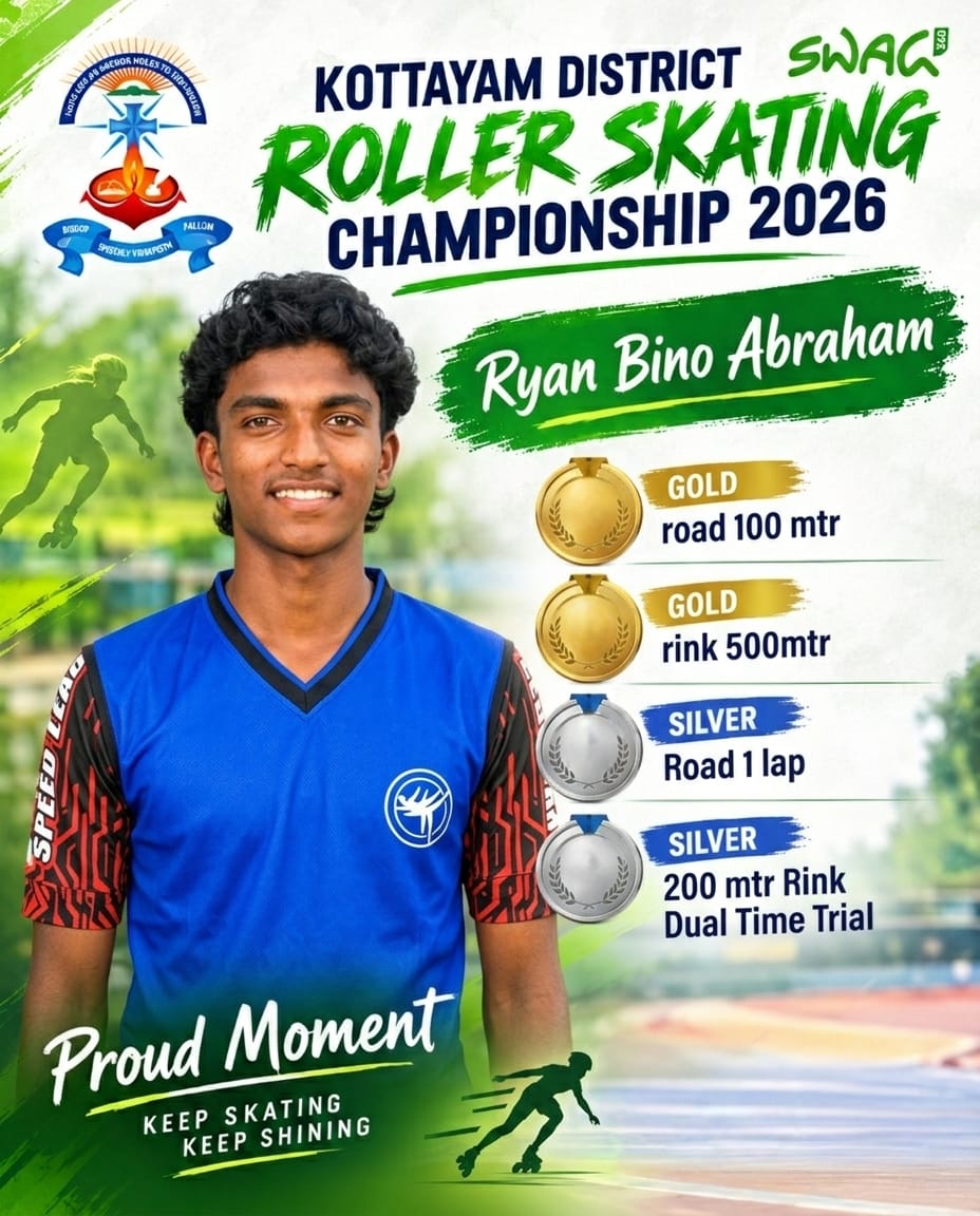 KOTTAYAM DISTRICT ROLLER SKATING CHAMPIONSHIP 2026